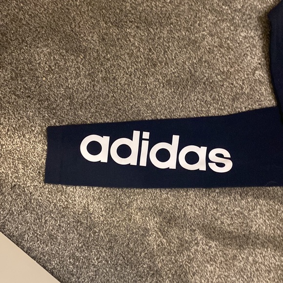 Adidas navy leggings Wmns XS - Picture 2 of 3